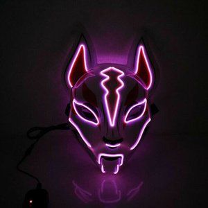 Clubbing Rave Party Light Up Scary LED Mask Costume Cosplay